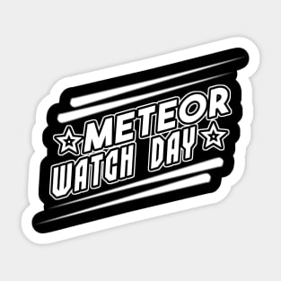 Meteor Watch Day 30th June Sticker